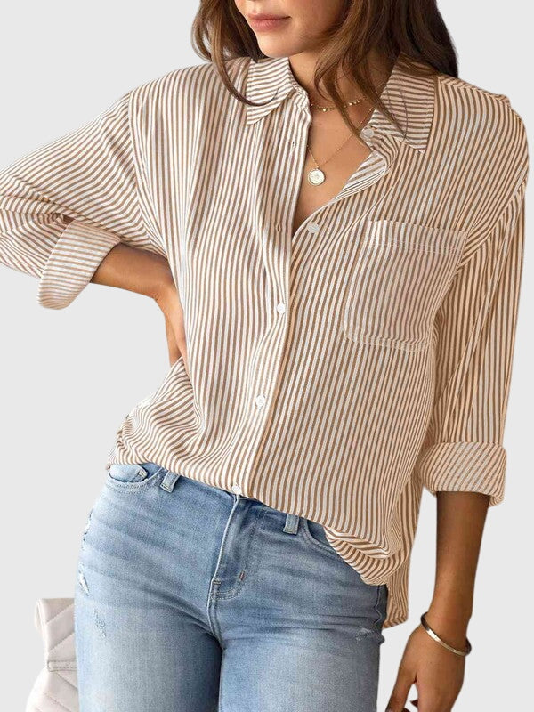 Wardrobebright | Ariana Neck Shirt