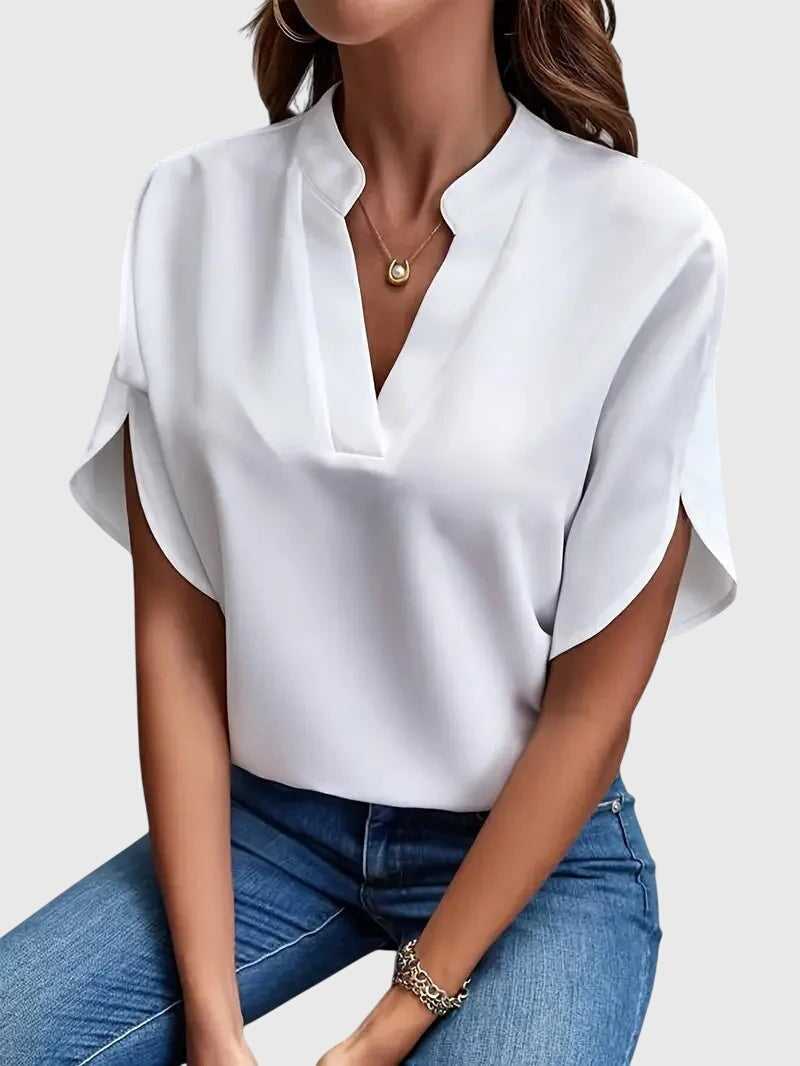 Wardrobebright | Beatrix V-Neck Shirt