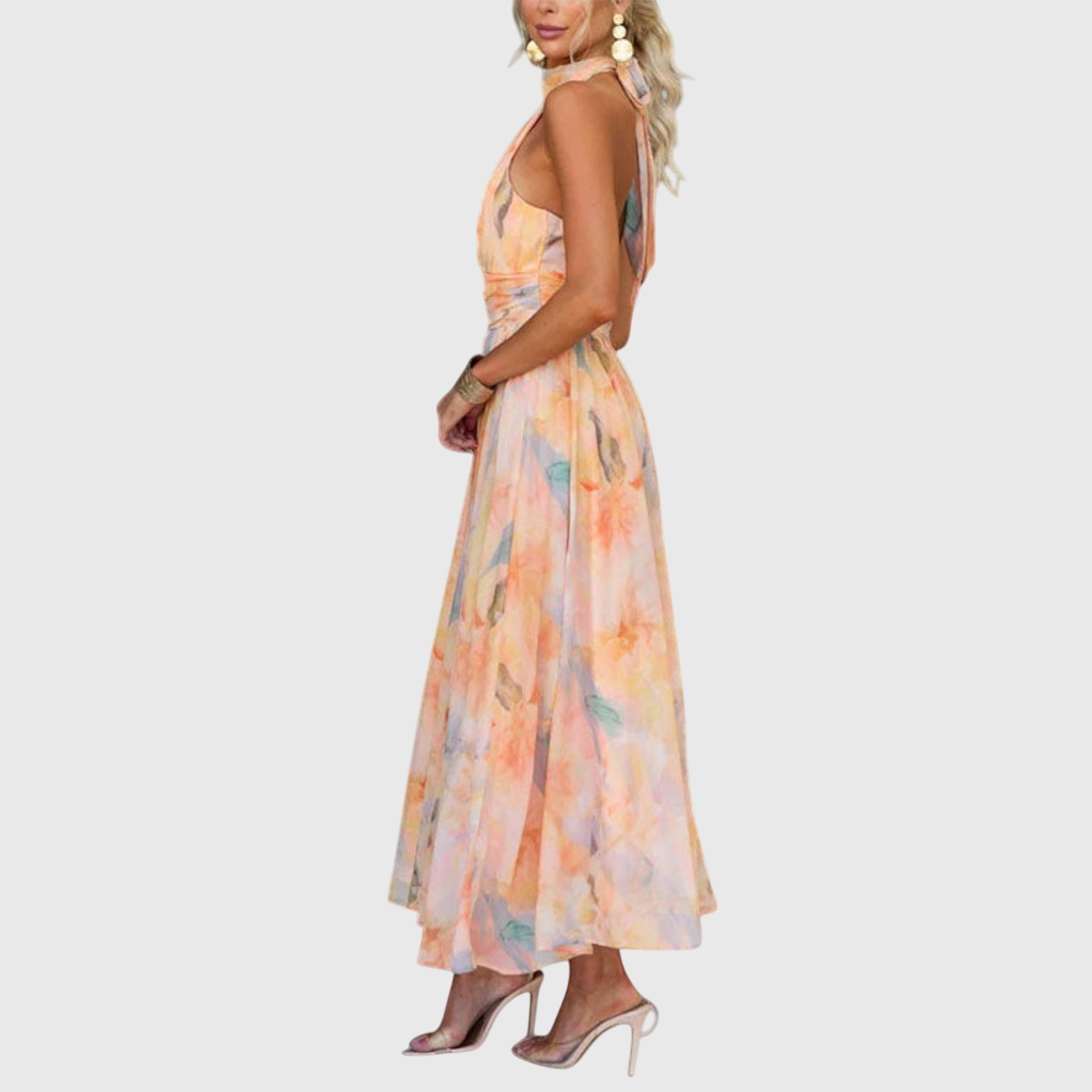Wardrobebright | Halter Maxi Dress