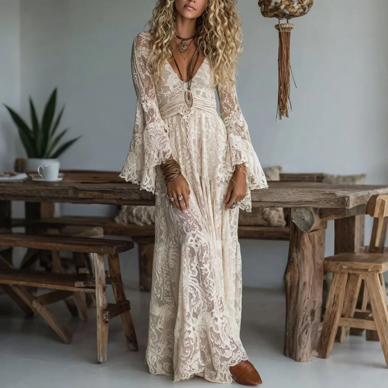 Wardrobebright | Vintage Mermaid Maxi Dress