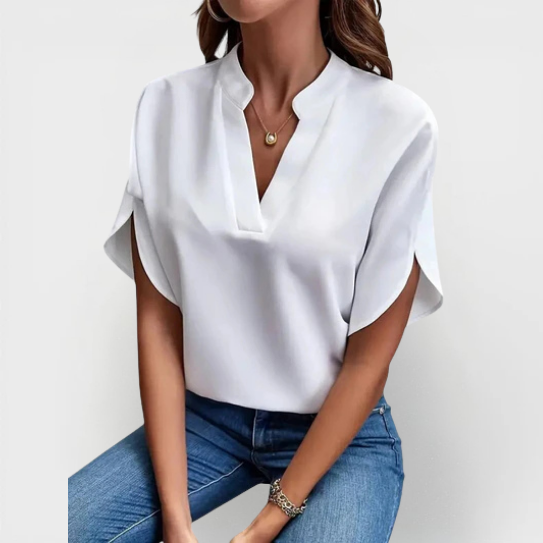 Wardrobebright | Beatrix V-Neck Shirt