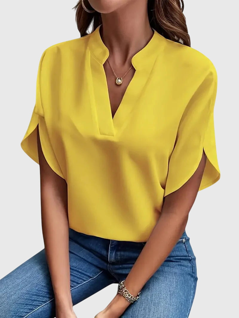 Wardrobebright | Beatrix V-Neck Shirt