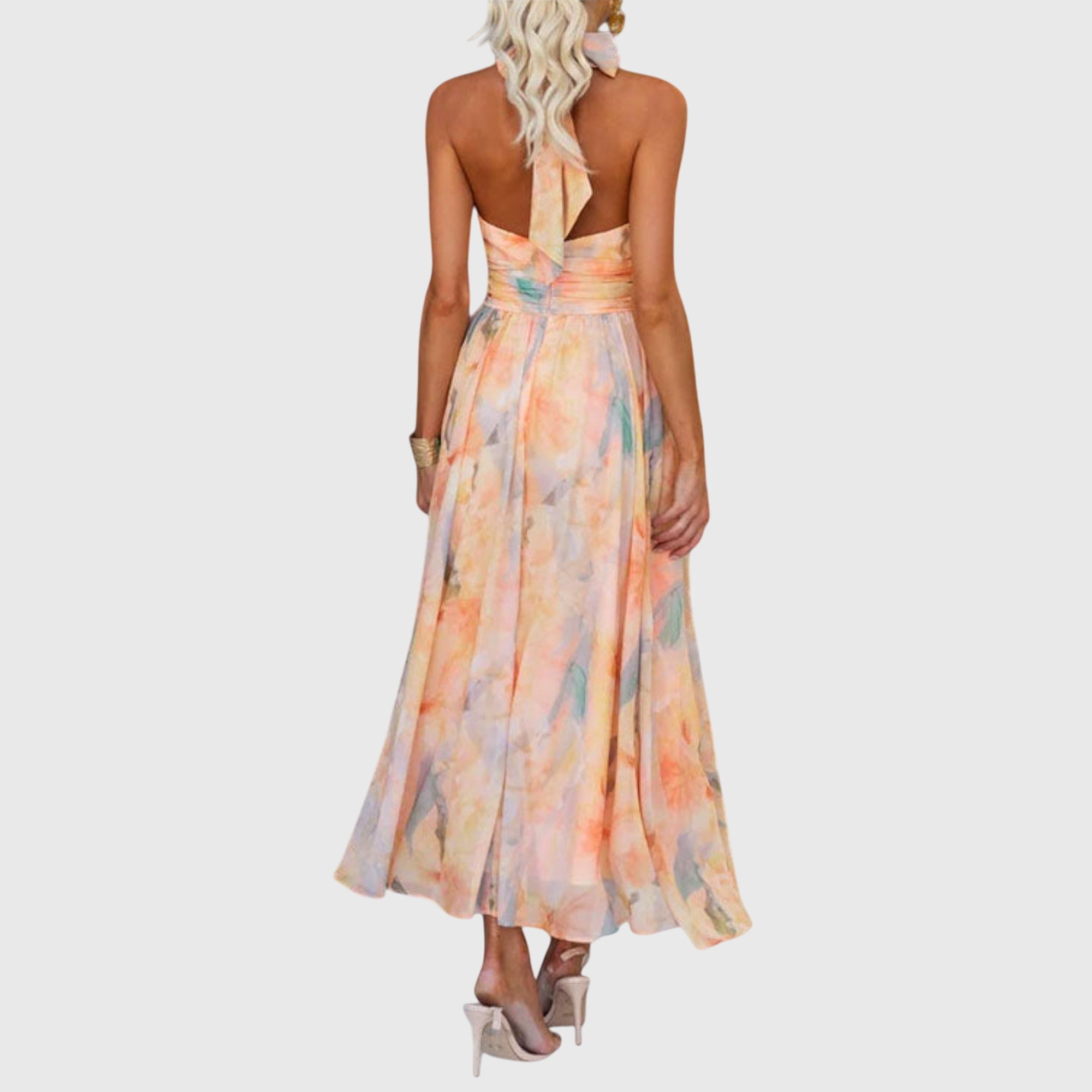 Wardrobebright | Halter Maxi Dress