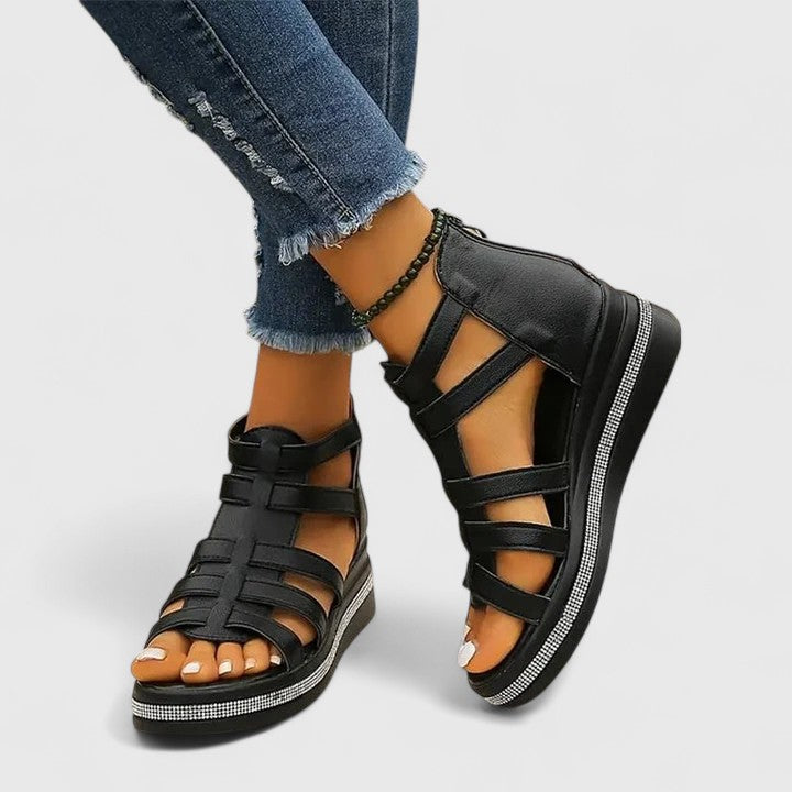 Kendall | Orthopedic Rhinestone Sandals