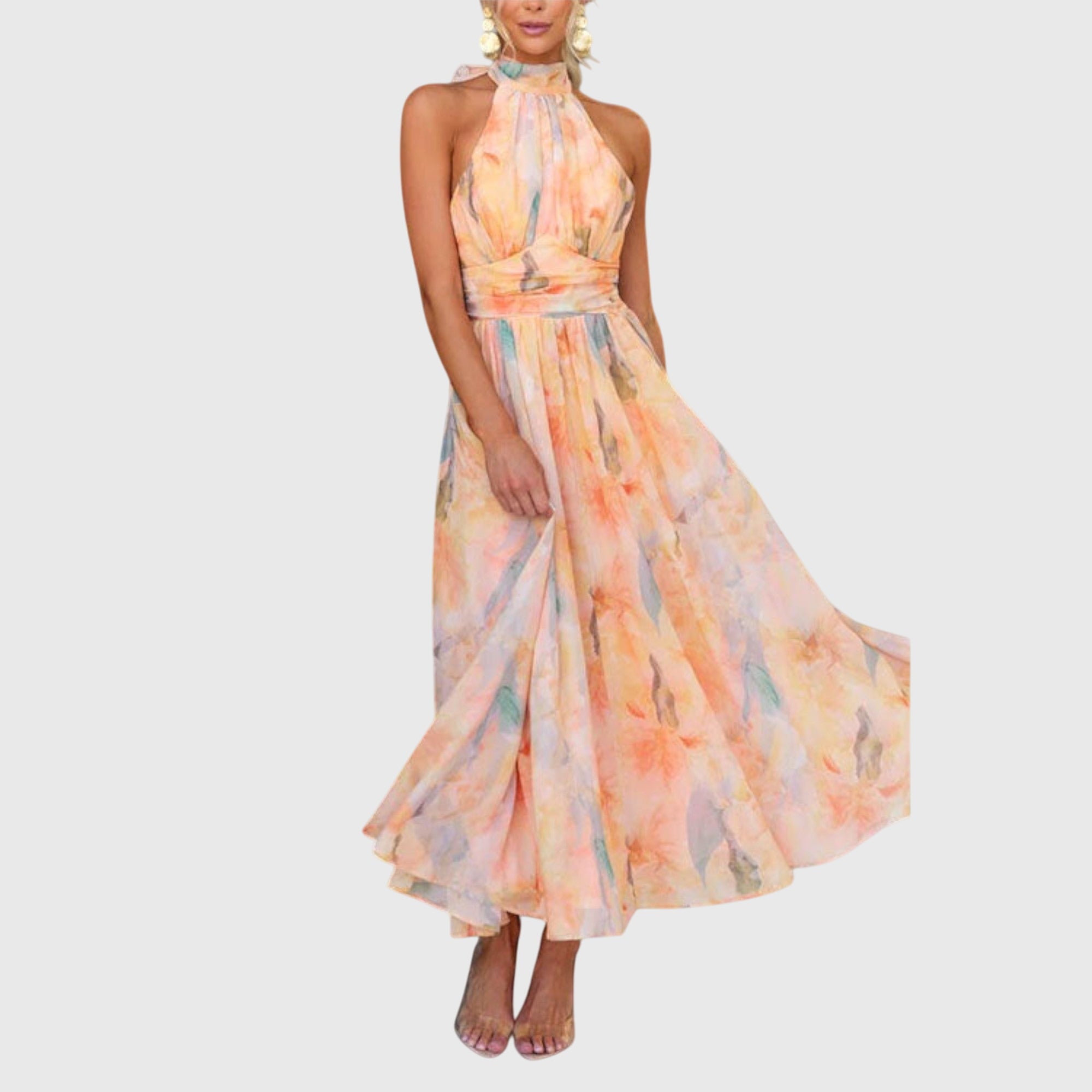 Wardrobebright | Halter Maxi Dress