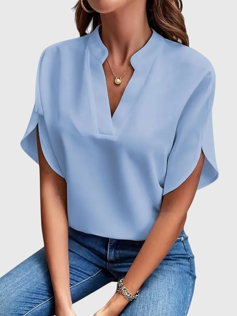 Wardrobebright | Beatrix V-Neck Shirt
