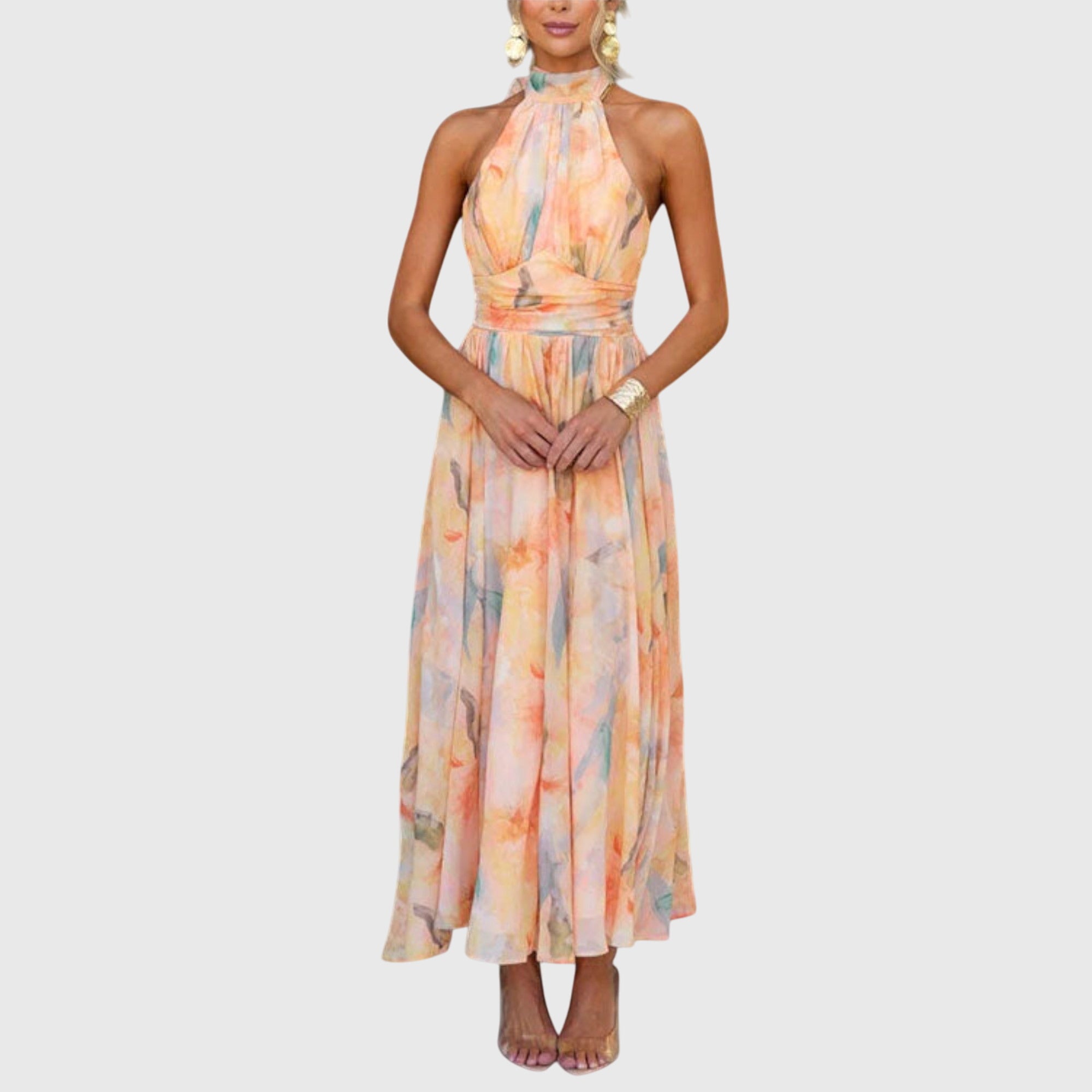 Wardrobebright | Halter Maxi Dress