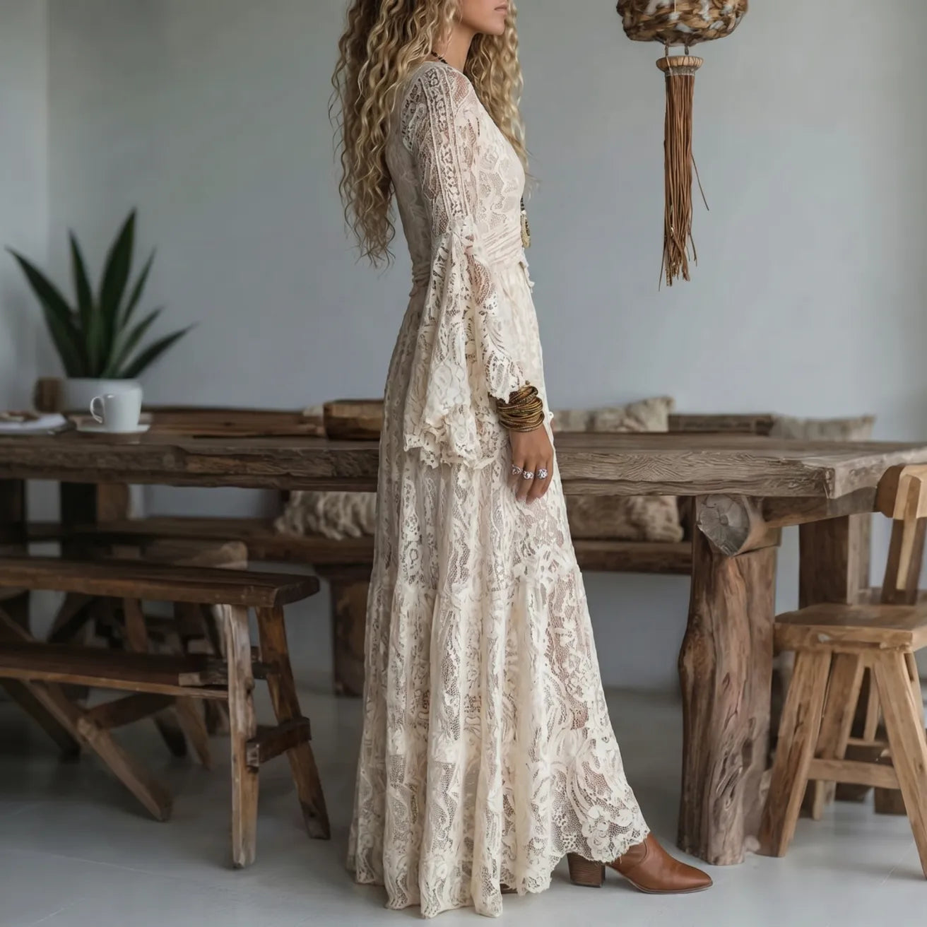 Wardrobebright | Vintage Mermaid Maxi Dress
