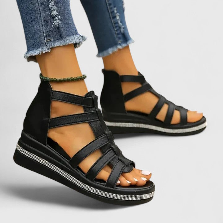 Kendall | Orthopedic Rhinestone Sandals