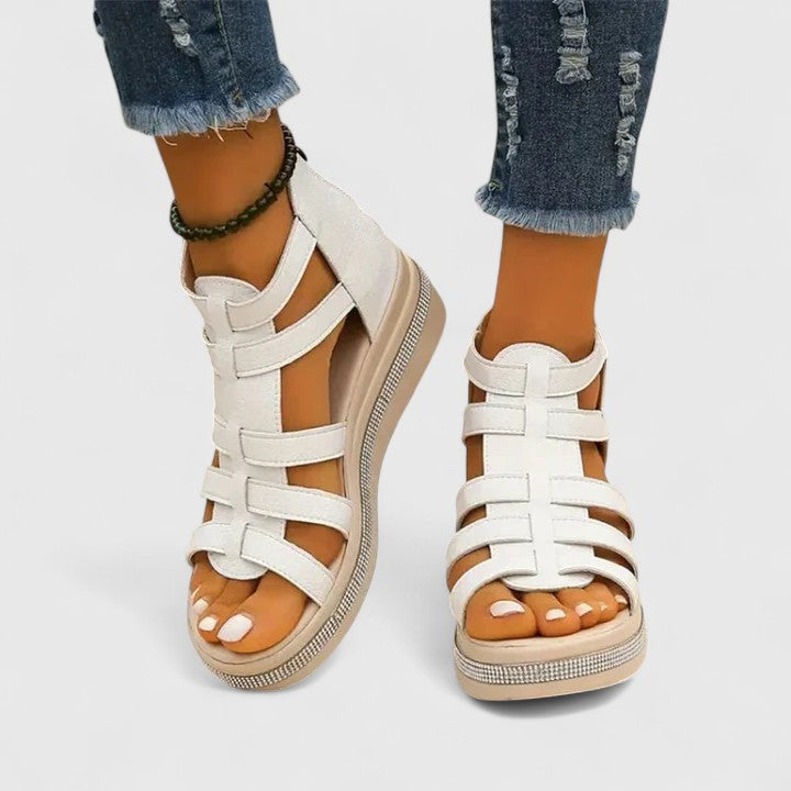 Kendall | Orthopedic Rhinestone Sandals
