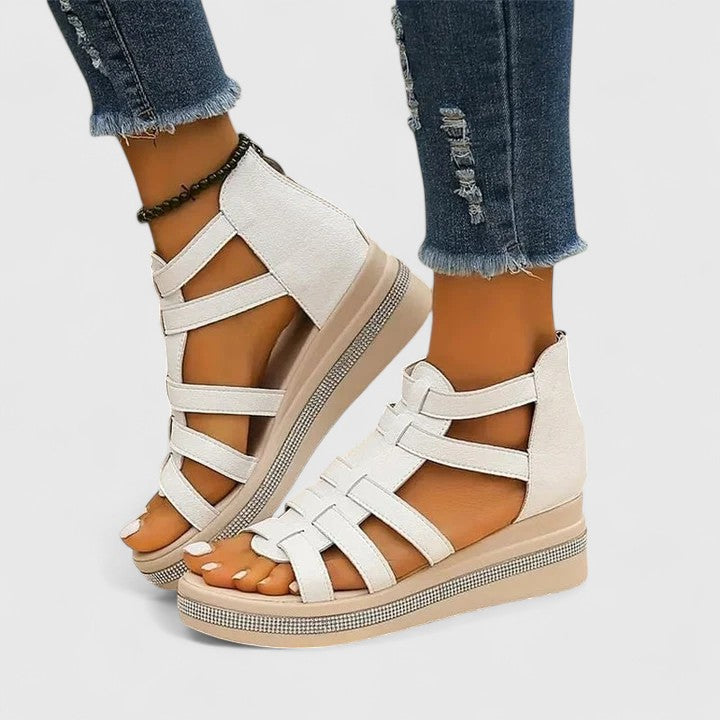 Kendall | Orthopedic Rhinestone Sandals