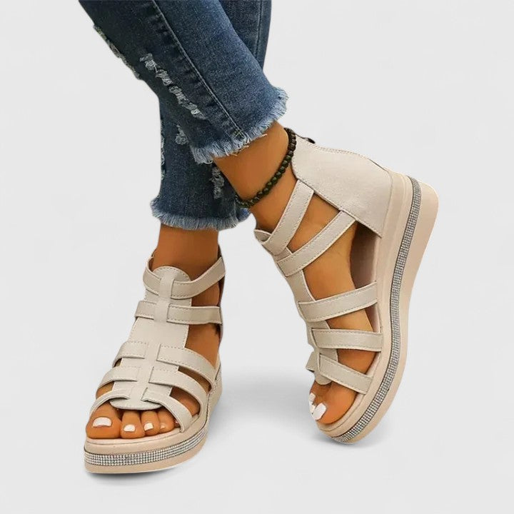 Kendall | Orthopedic Rhinestone Sandals