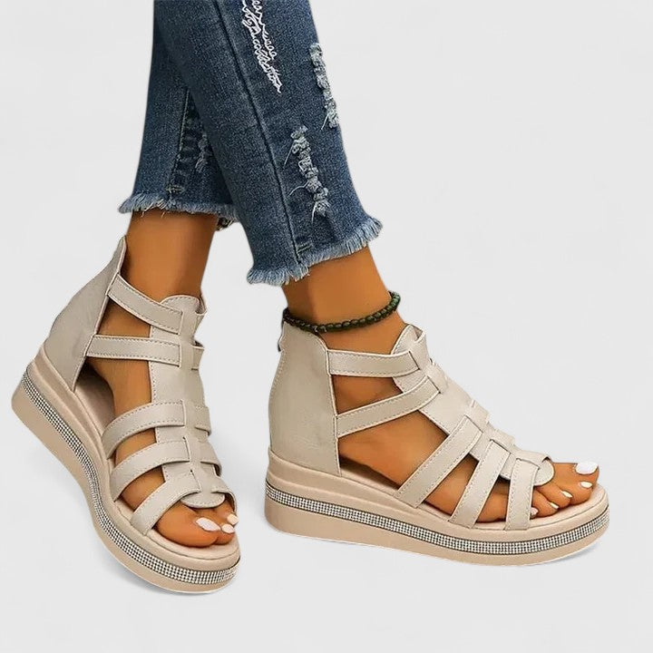 Kendall | Orthopedic Rhinestone Sandals