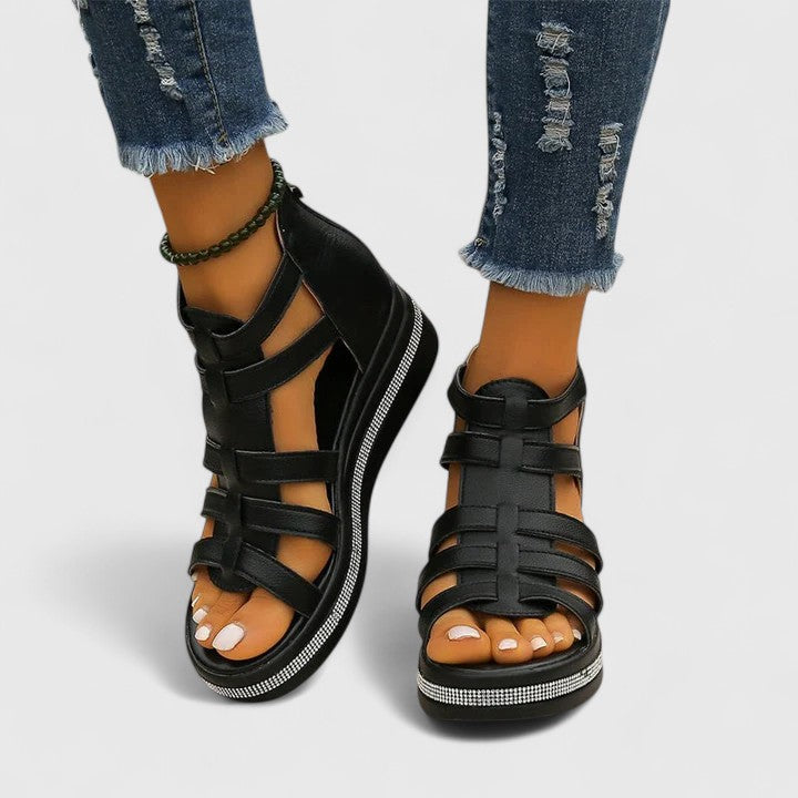 Kendall | Orthopedic Rhinestone Sandals